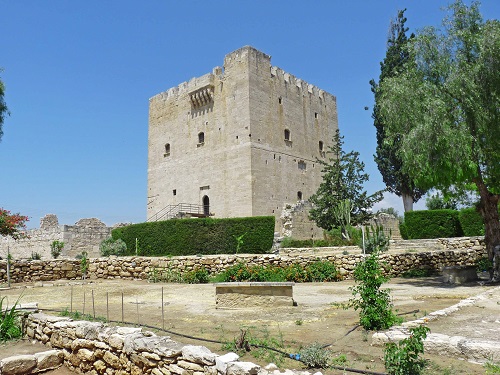 Kolossi, the medieval castle 'La Grande Commandarie'. 